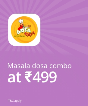 Dosa Plaza Instore Offer, Deals & Coupons - Mumbai Airport